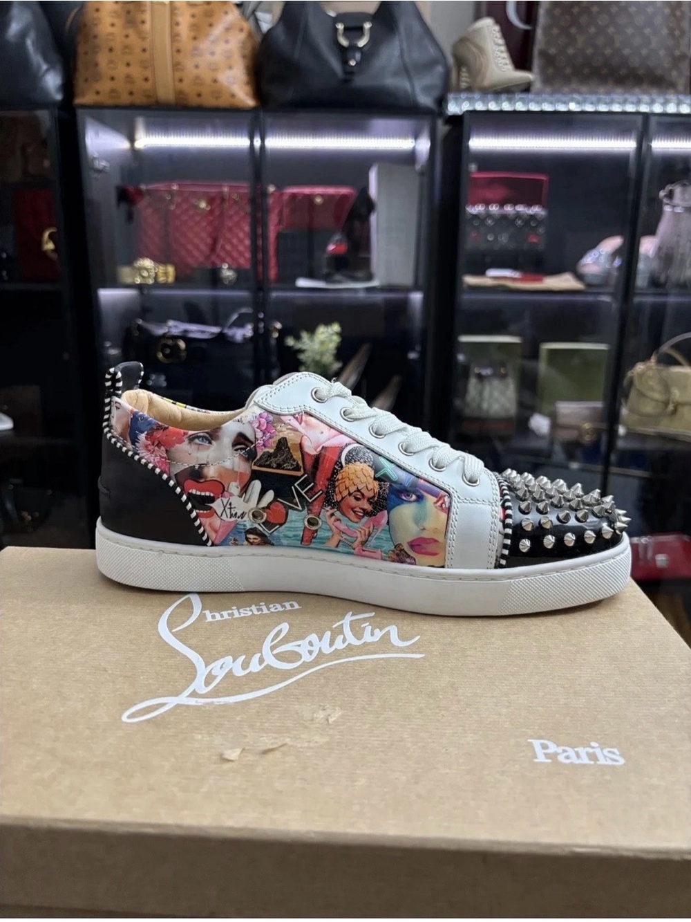 Christian Louboutin spike Orlato Men Flat Sneakers. Size: EU 42 USA 9.